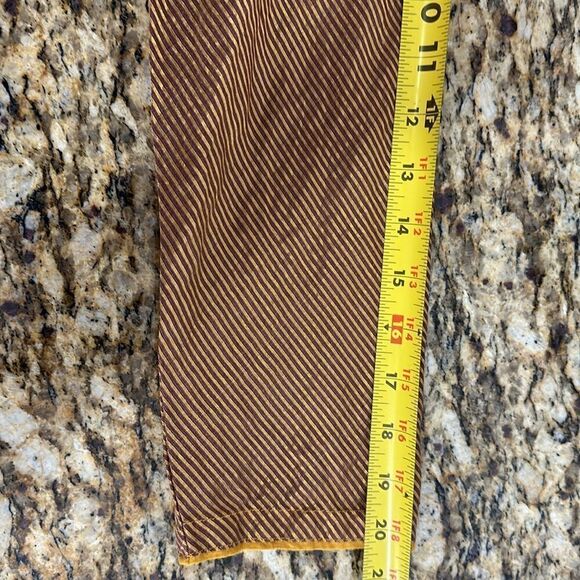 Fabindia Mustard Color Organza Sleeve Tie Neck Top Size L - Picture 8 of 9